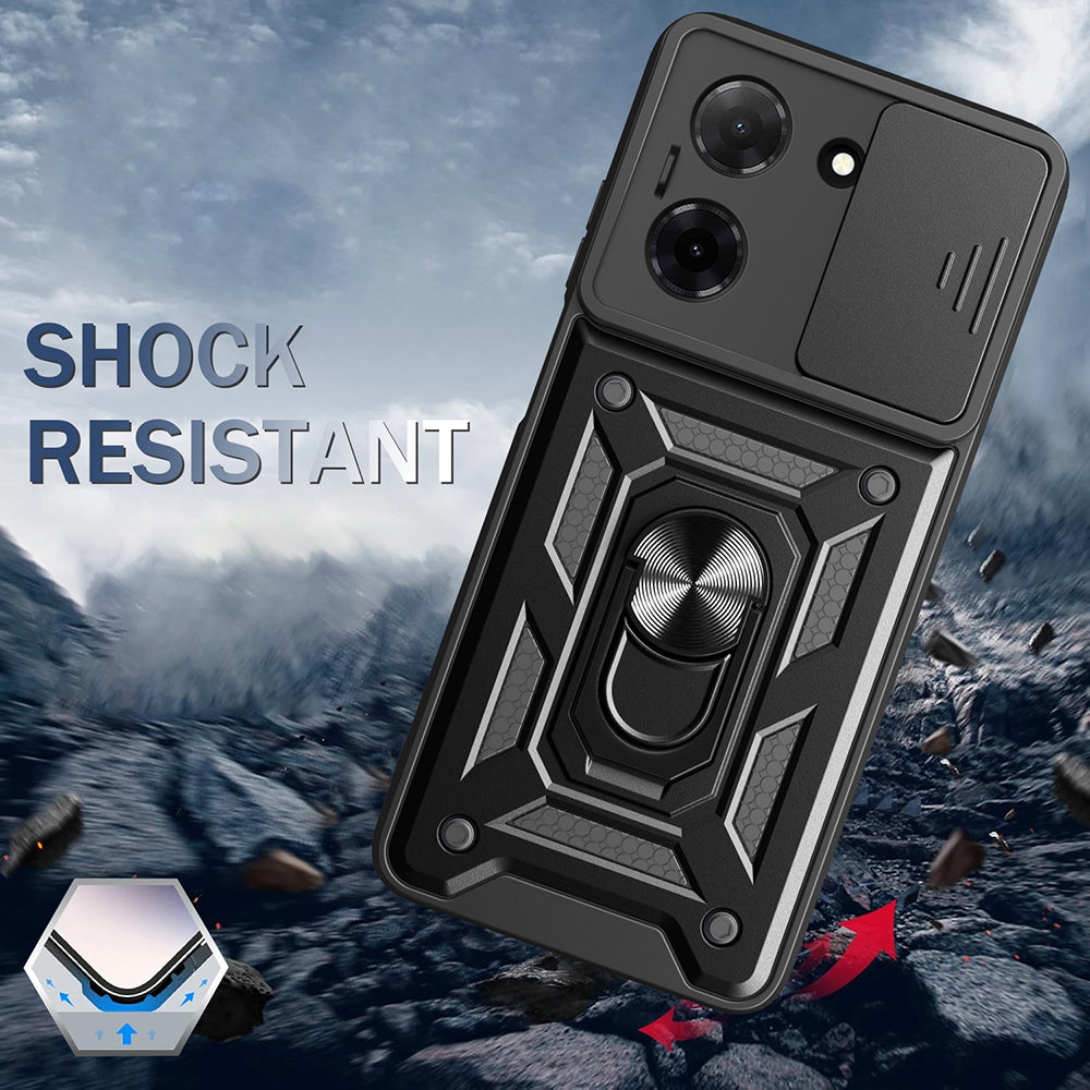 Puzdro pre Motorola Moto G47 / G37, Techsuit, CamShield, Modrá