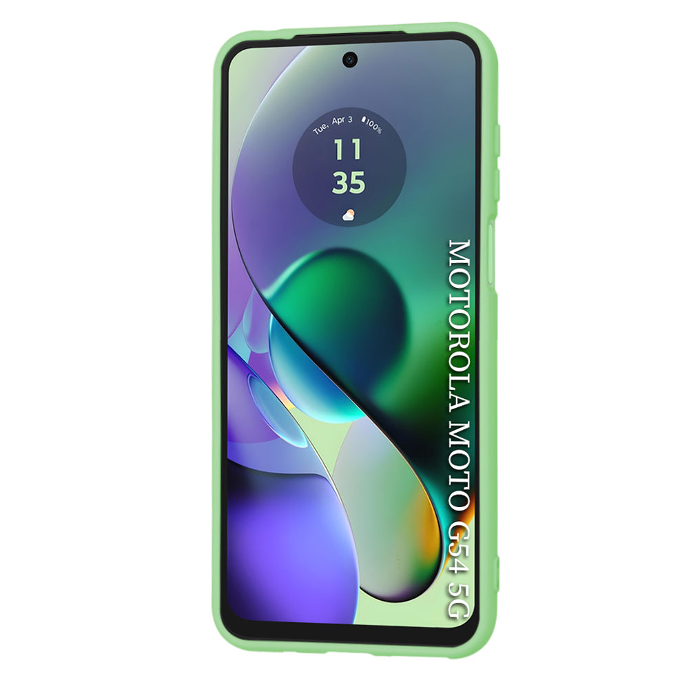 Puzdro pre Motorola Moto G54, Techsuit, SoftFlex, Svetlozelená