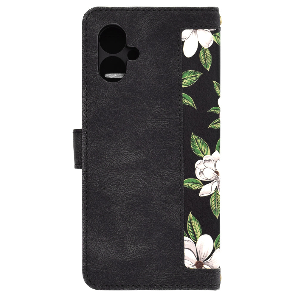 Puzdro pre Motorola Moto G55, Techsuit, FlipCraft, Čierna
