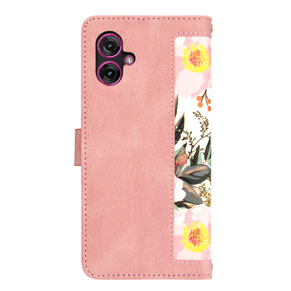 Puzdro pre Motorola Moto G55, Techsuit, FlipCraft, Ružové