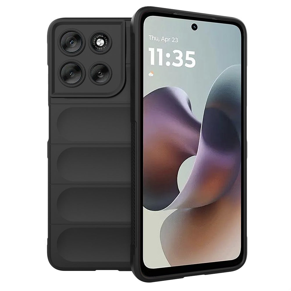 Puzdro pre Motorola Moto G56, Techsuit, Magic Shield, Čierne
