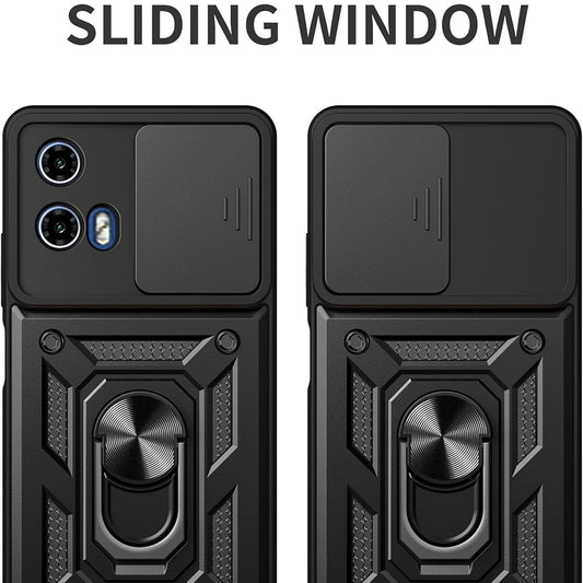 Puzdro pre Motorola Moto G67 Power / G57 Power, Techsuit, CamShield, Čierne