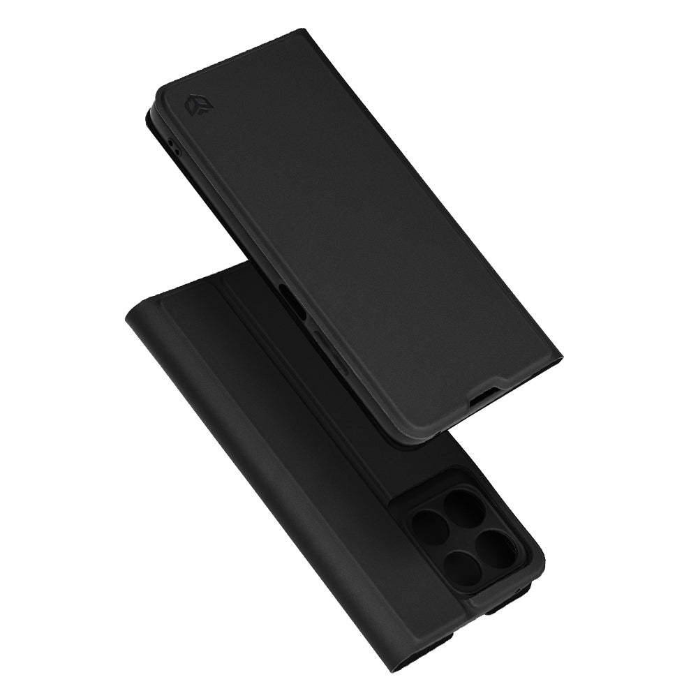 Puzdro pre Motorola Moto G67 Power / G57 Power, Techsuit, Magskin Book, Čierne