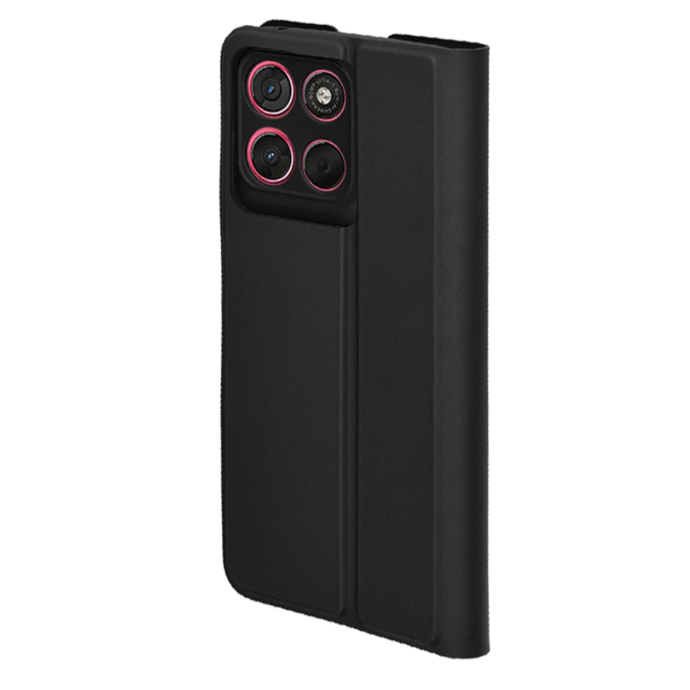 Puzdro pre Motorola Moto G67 Power / G57 Power, Techsuit, Magskin Book, Čierne