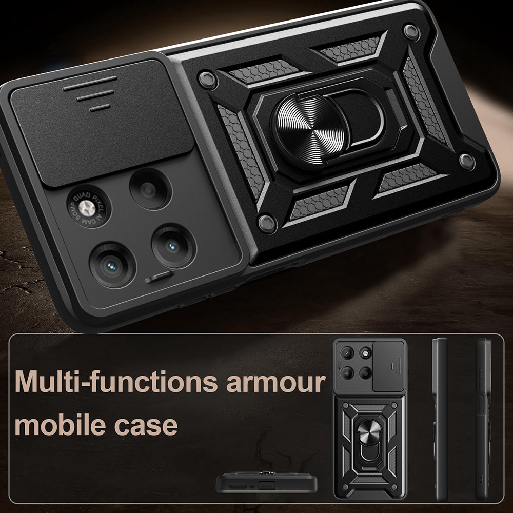 Puzdro pre Motorola Moto G77 / G67, Techsuit, CamShield, Modrá