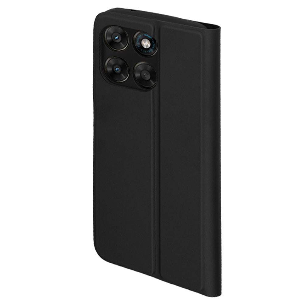 Puzdro pre Motorola Moto G77 / G67, Techsuit, Magskin Book, Čierne