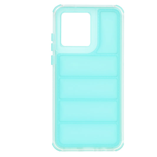 Puzdro pre Motorola Moto G84, Techsuit, Wave Shield, Tyrkysové