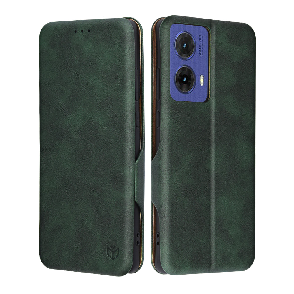 Puzdro pre Motorola Moto G85, Techsuit, Safe Wallet Plus, Zelené