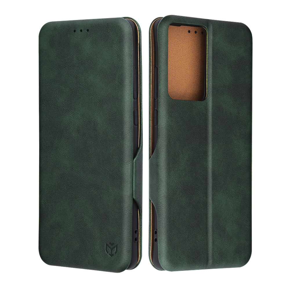 Puzdro pre Motorola Moto G85, Techsuit, Safe Wallet Plus, Zelené