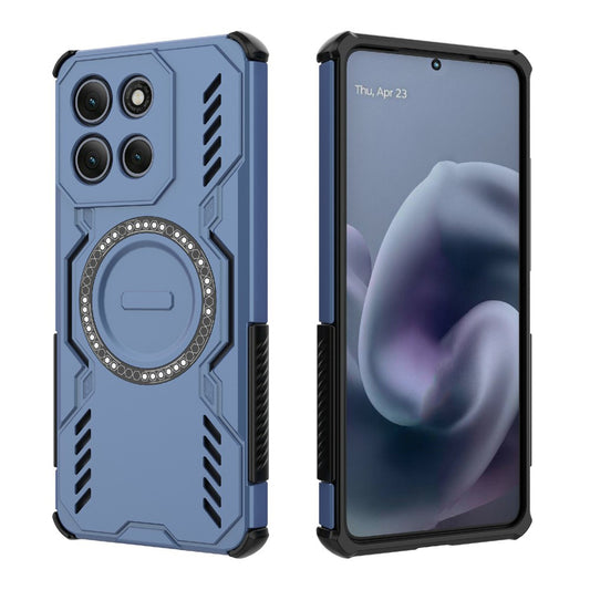 MagSafe puzdro pre Motorola Moto G86 Power, Techsuit, ArmorMag, modré
