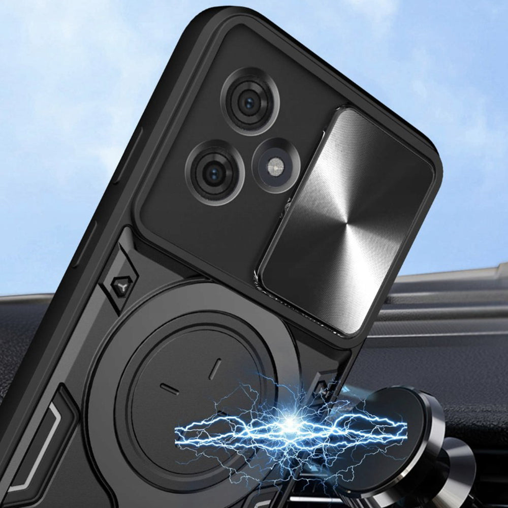 Puzdro pre Motorola Moto G86 Power, Techsuit, CamGuard Pro, Čierne