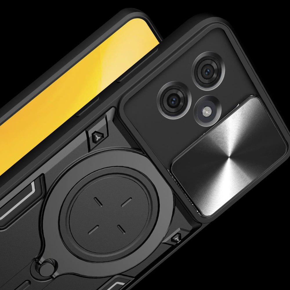 Puzdro pre Motorola Moto G86 Power, Techsuit, CamGuard Pro, Čierne