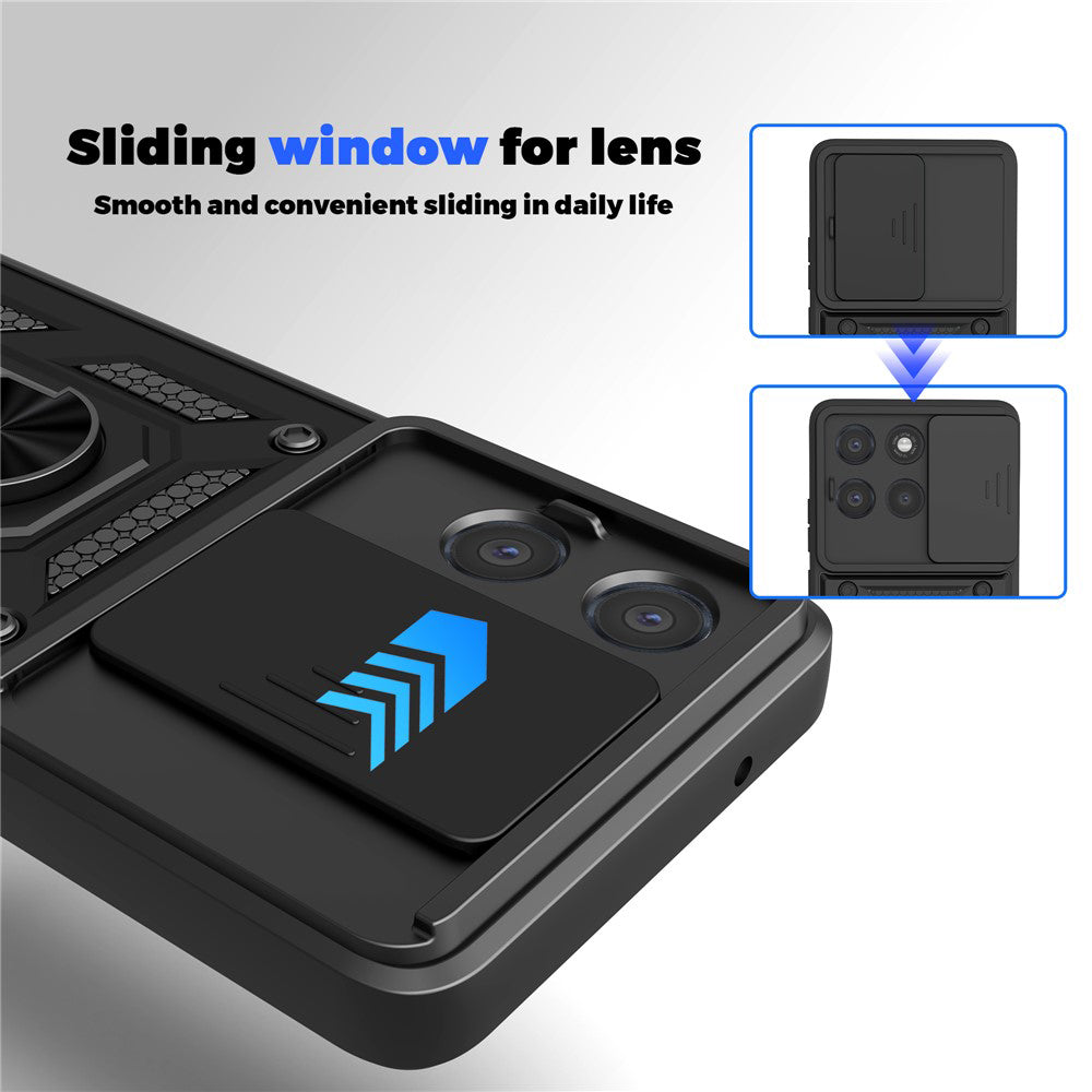 Puzdro pre Motorola Moto G86 Power, Techsuit, CamShield, Čierne