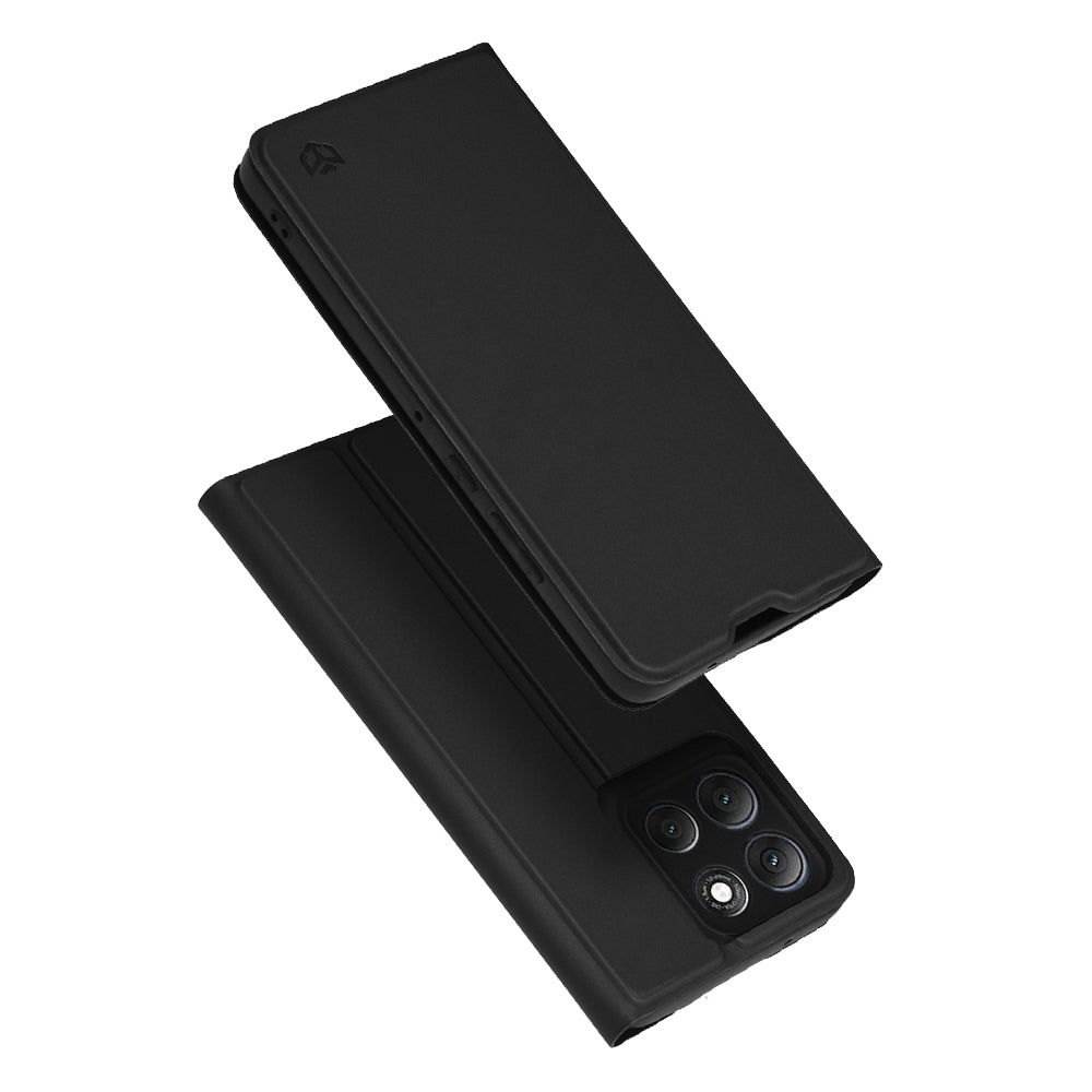 Puzdro pre Motorola Moto G86 Power, Techsuit, Magskin Book, Čierne