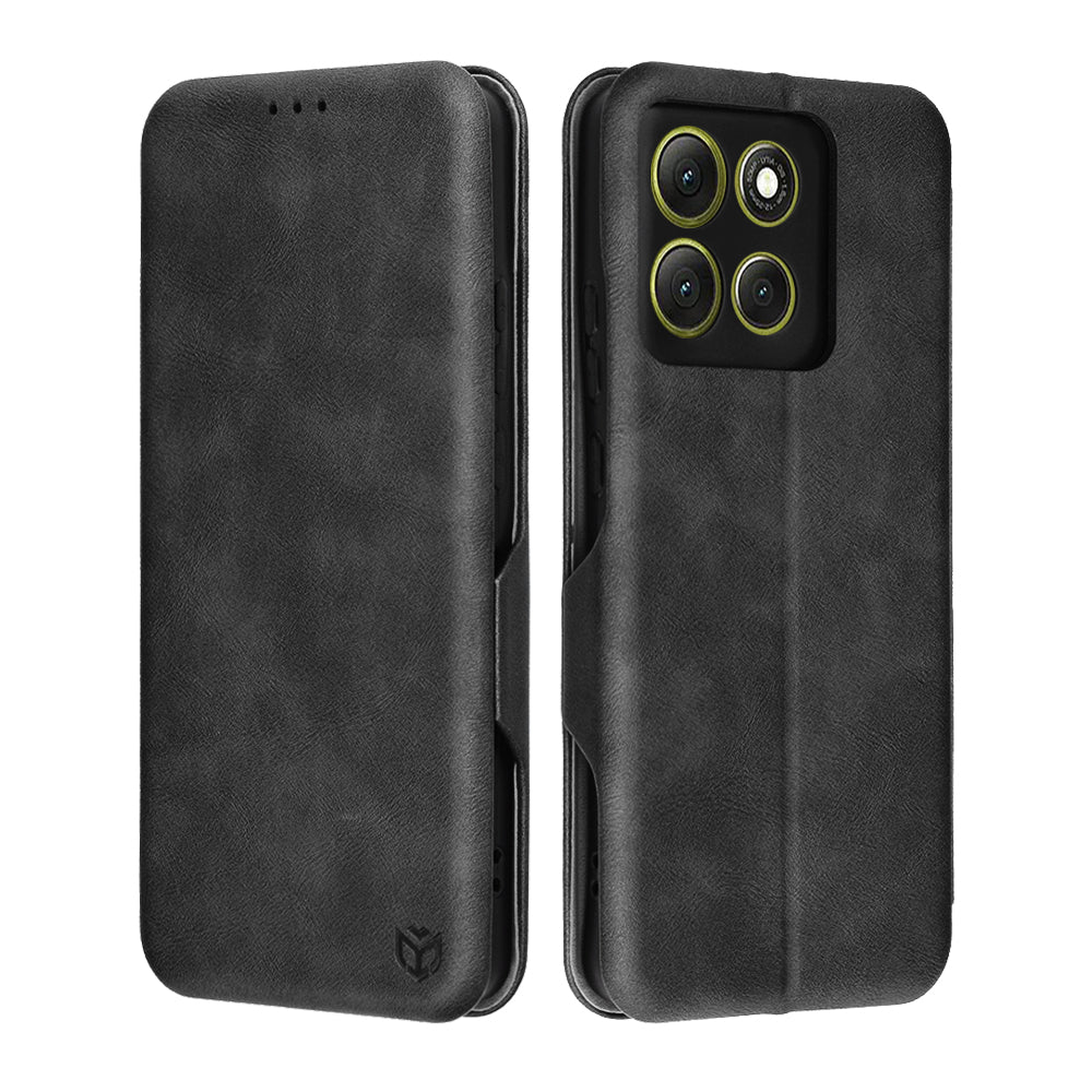 Puzdro pre Motorola Moto G86, Techsuit, Safe Wallet Plus, Čierne