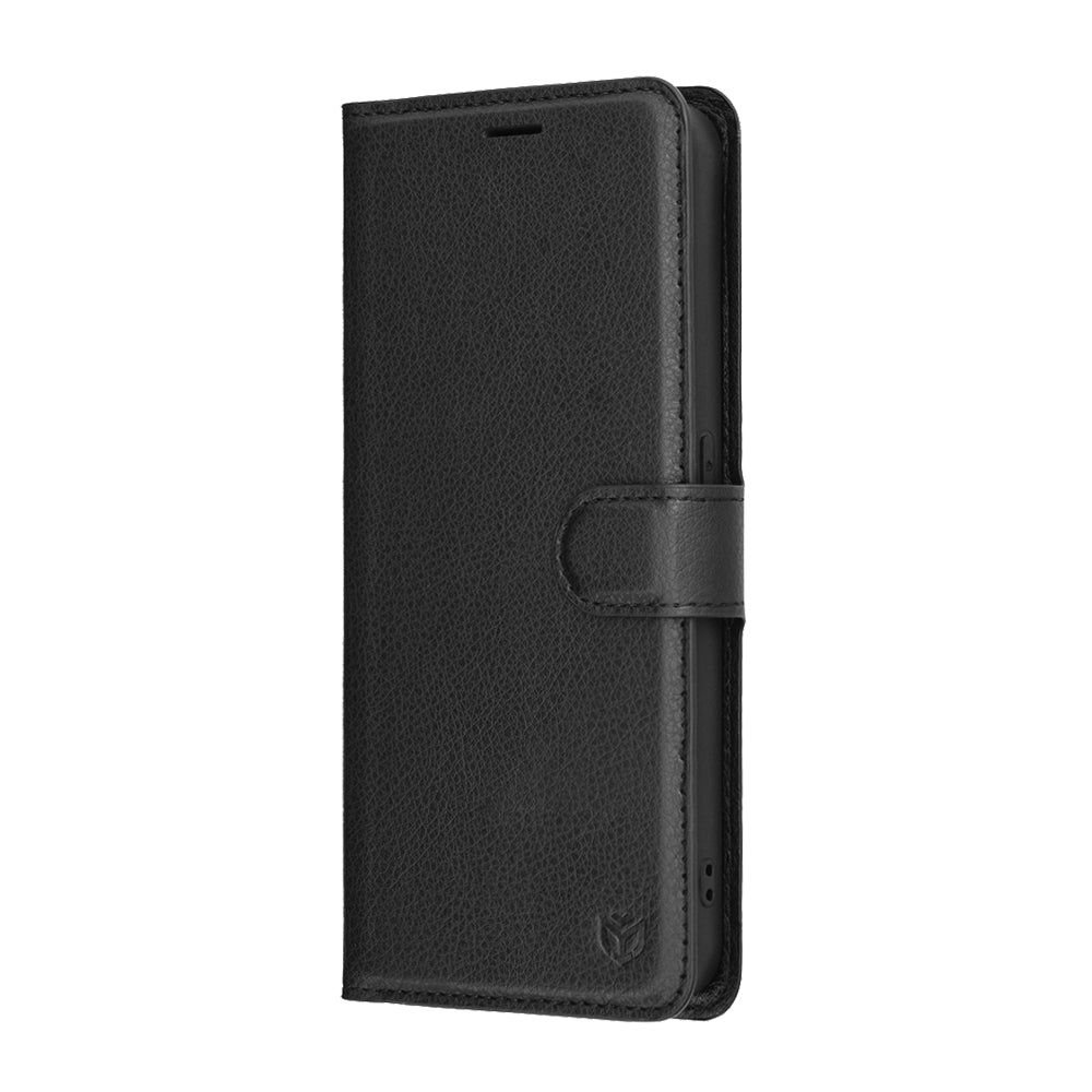 Puzdro pre Nothing Phone (3a) Lite, Techsuit, Leather Folio, Čierne