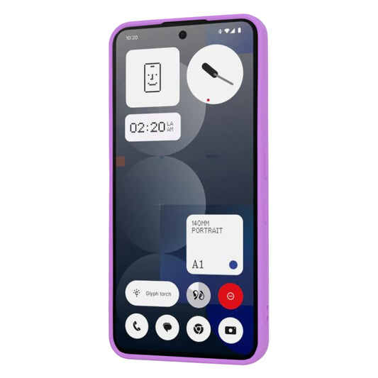 Obal na Nothing Phone (3a) Pro, Techsuit, SoftFlex, fialový