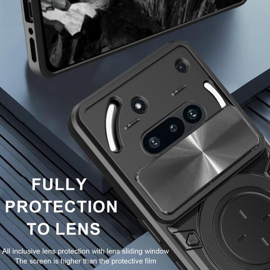 Puzdro na Nothing Phone (3a), Techsuit, CamGuard Pro, Čierne