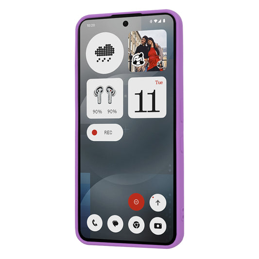 Obal na Nothing Phone (3a), Techsuit, SoftFlex, fialový