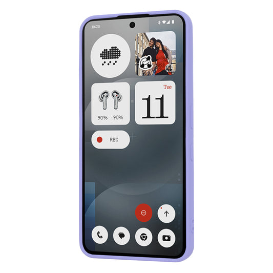 Obal na Nothing Phone (3a), Techsuit, SoftFlex, Svetlofialový