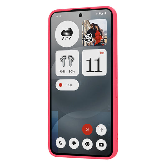 Obal na Nothing Phone (3a), Techsuit, SoftFlex, tmavoružový