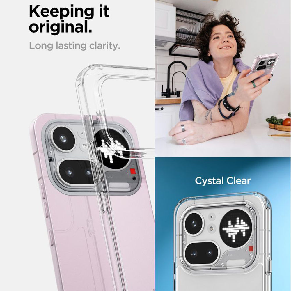 Puzdro pre Nothing Phone (4a) Pro, Spigen, Ultra Hybrid, priehľadné ACS11632