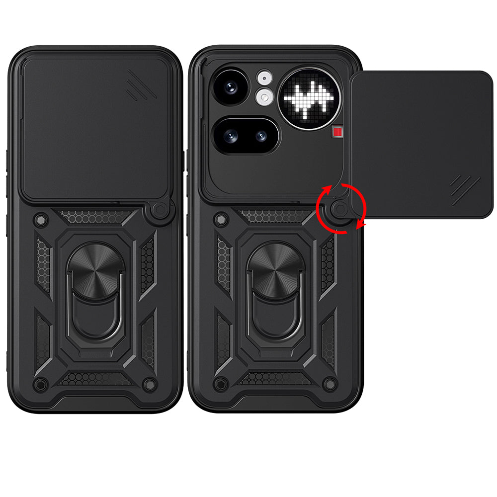 Puzdro pre Nothing Phone (4a) Pro, Techsuit, CamShield, Čierne