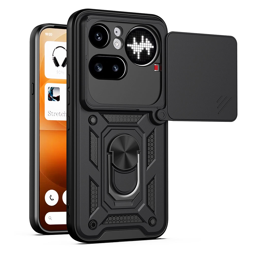 Puzdro pre Nothing Phone (4a) Pro, Techsuit, CamShield, Čierne