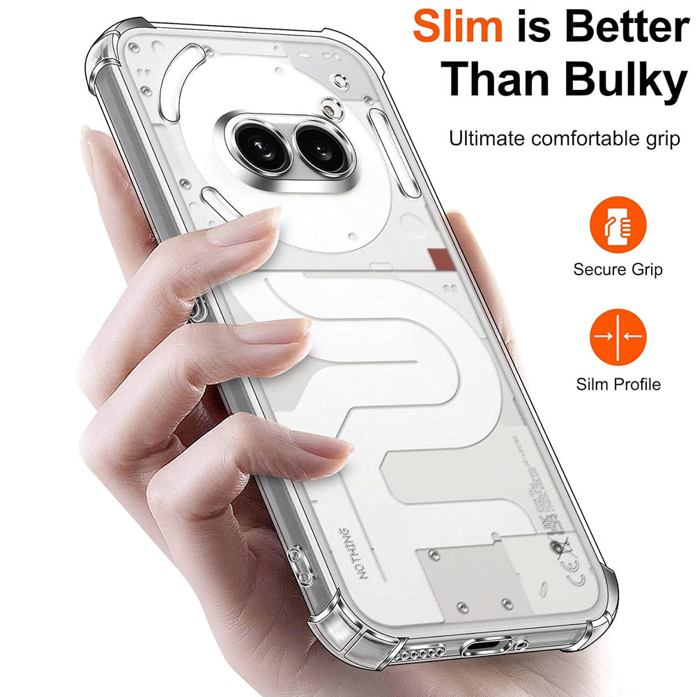 Puzdro pre Nothing Phone (4a), Techsuit, Shockproof Clear, Transparent