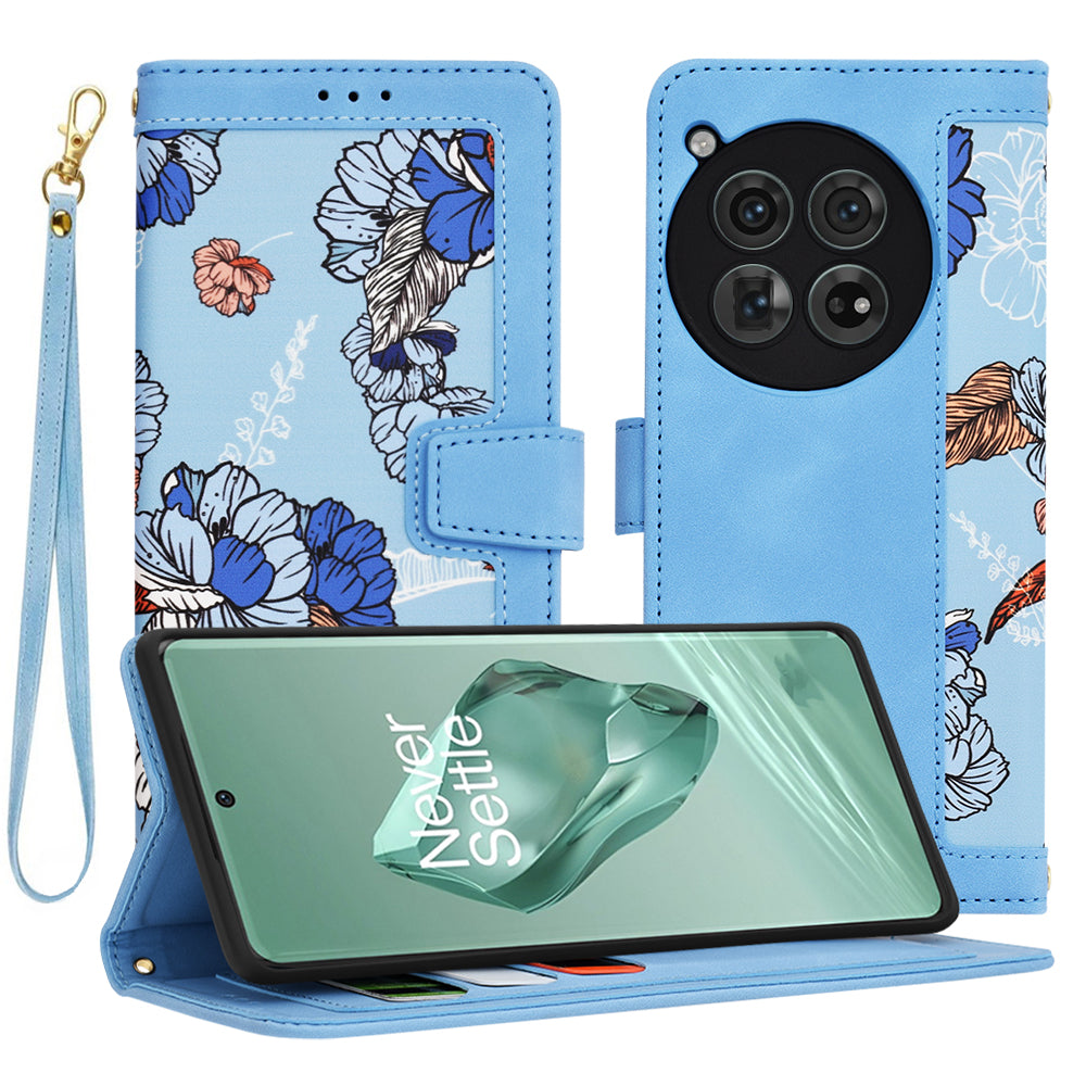 Puzdro na OnePlus 12, Techsuit, FlipCraft, Modrá