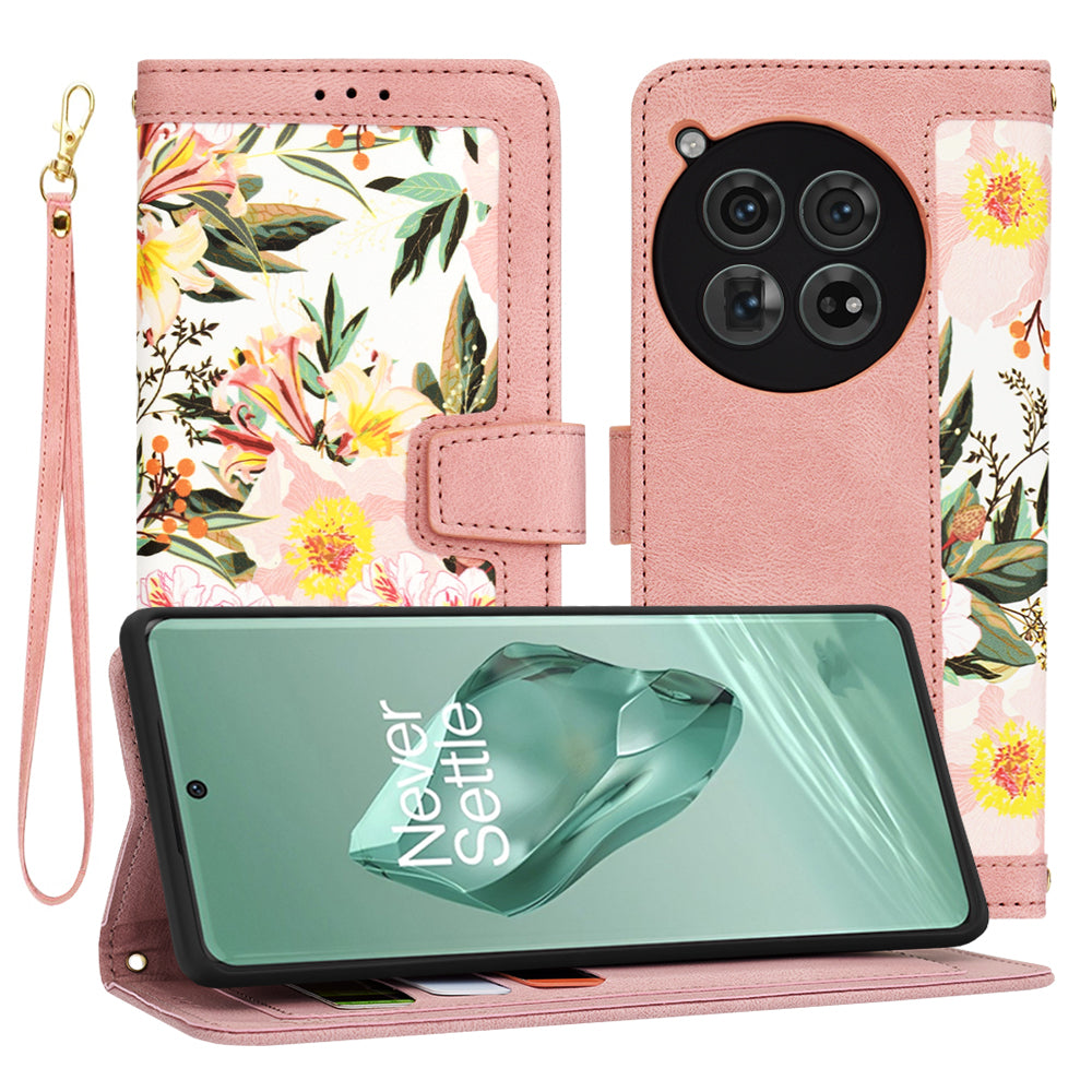 Puzdro na OnePlus 12, Techsuit, FlipCraft, Ružové