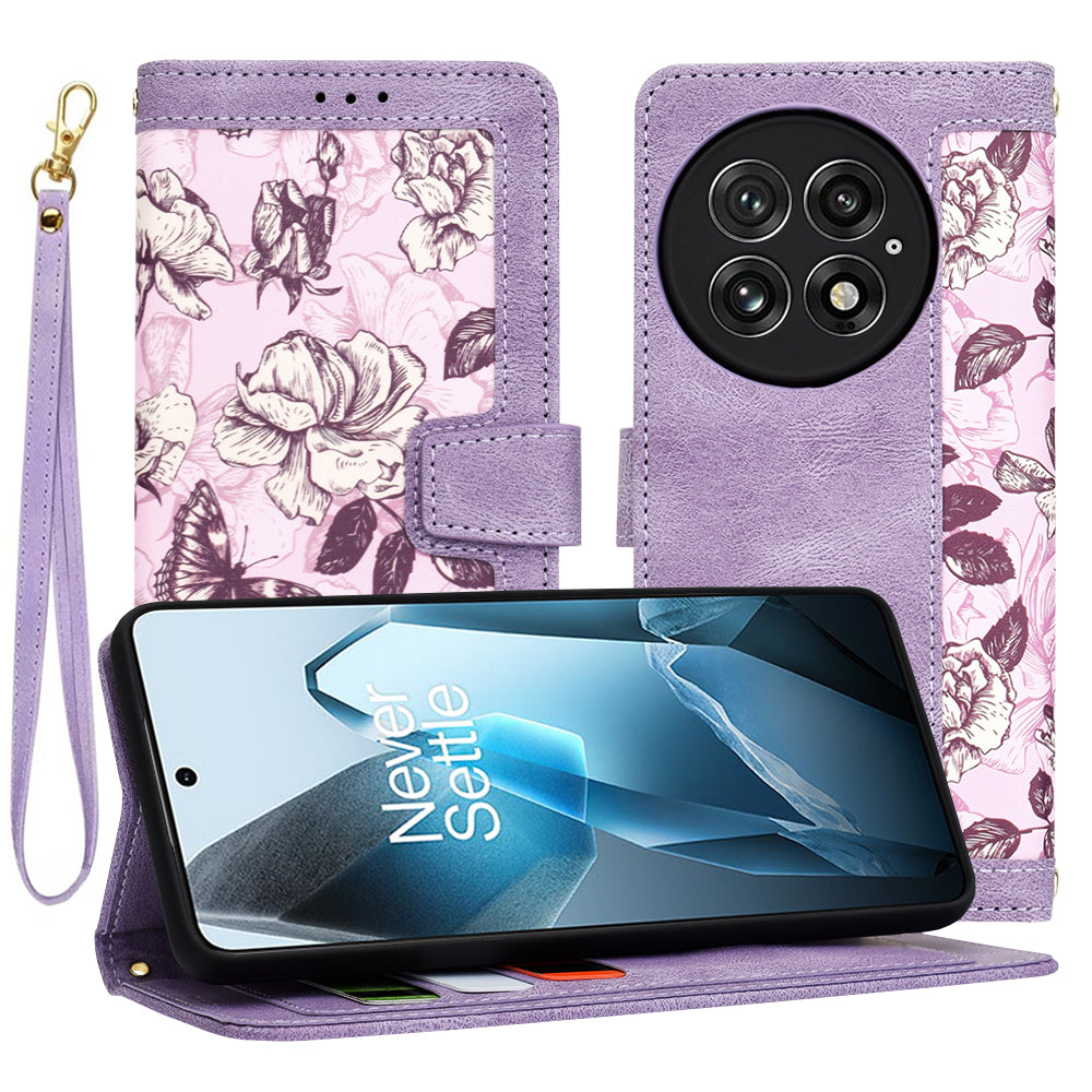 Puzdro na OnePlus 13, Techsuit, FlipCraft, fialové