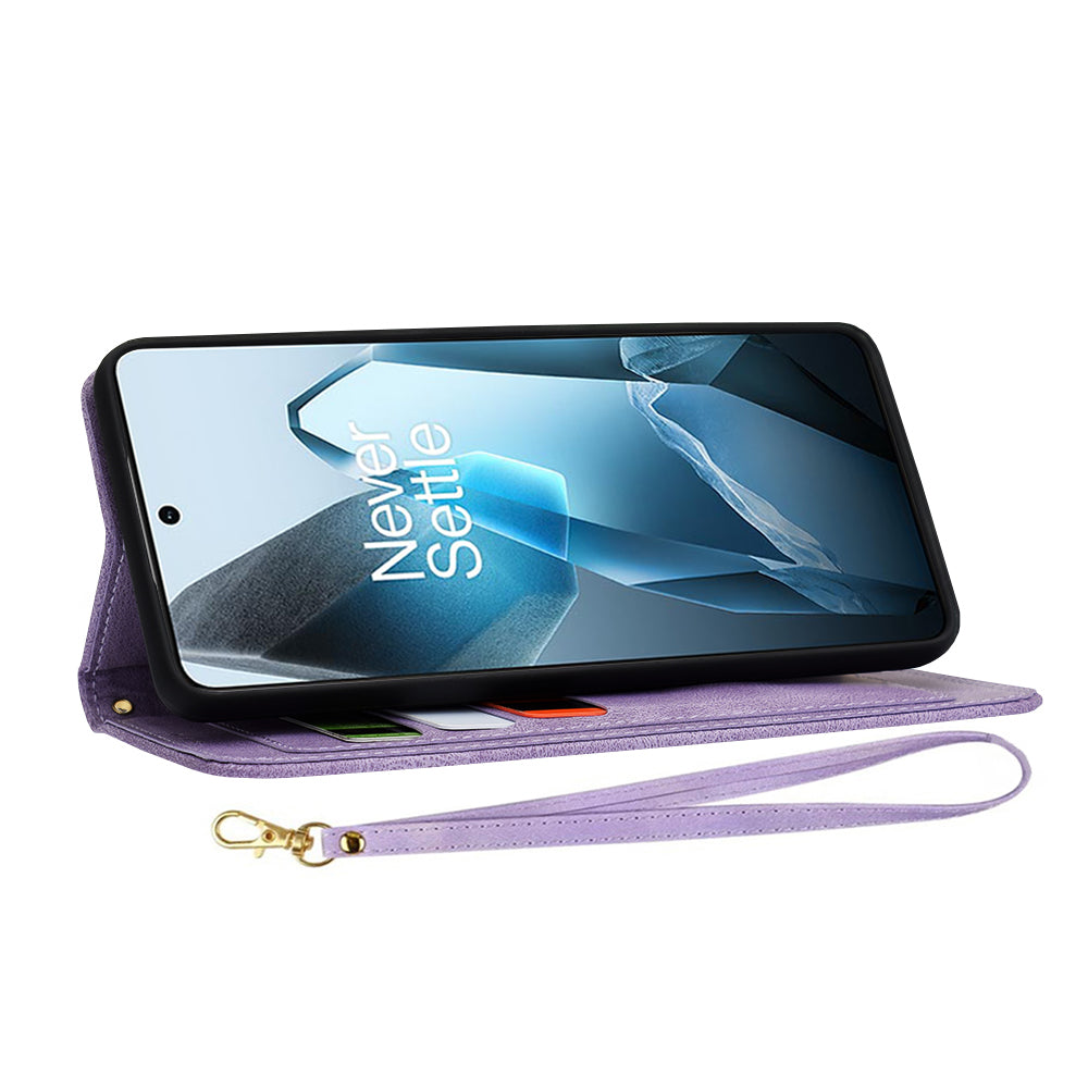 Puzdro na OnePlus 13, Techsuit, FlipCraft, fialové