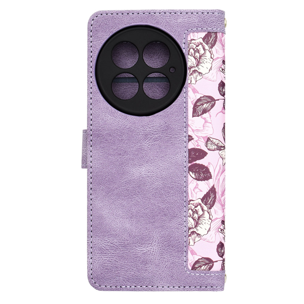 Puzdro na OnePlus 13, Techsuit, FlipCraft, fialové