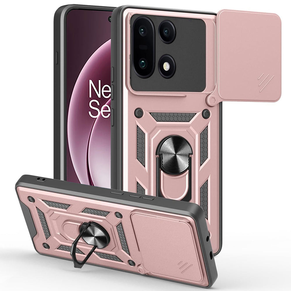 Puzdro pre OnePlus 15, Techsuit, CamShield, Ružové Zlato
