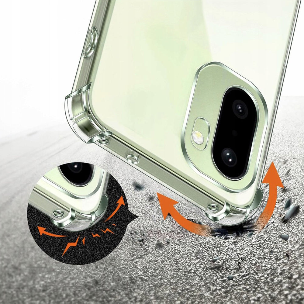 Puzdro pre OnePlus 15R, Techsuit, Shockproof Clear, Transparentné