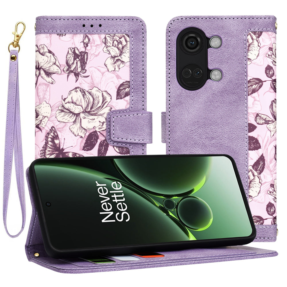 Puzdro na OnePlus Nord 3, Techsuit, FlipCraft, fialové