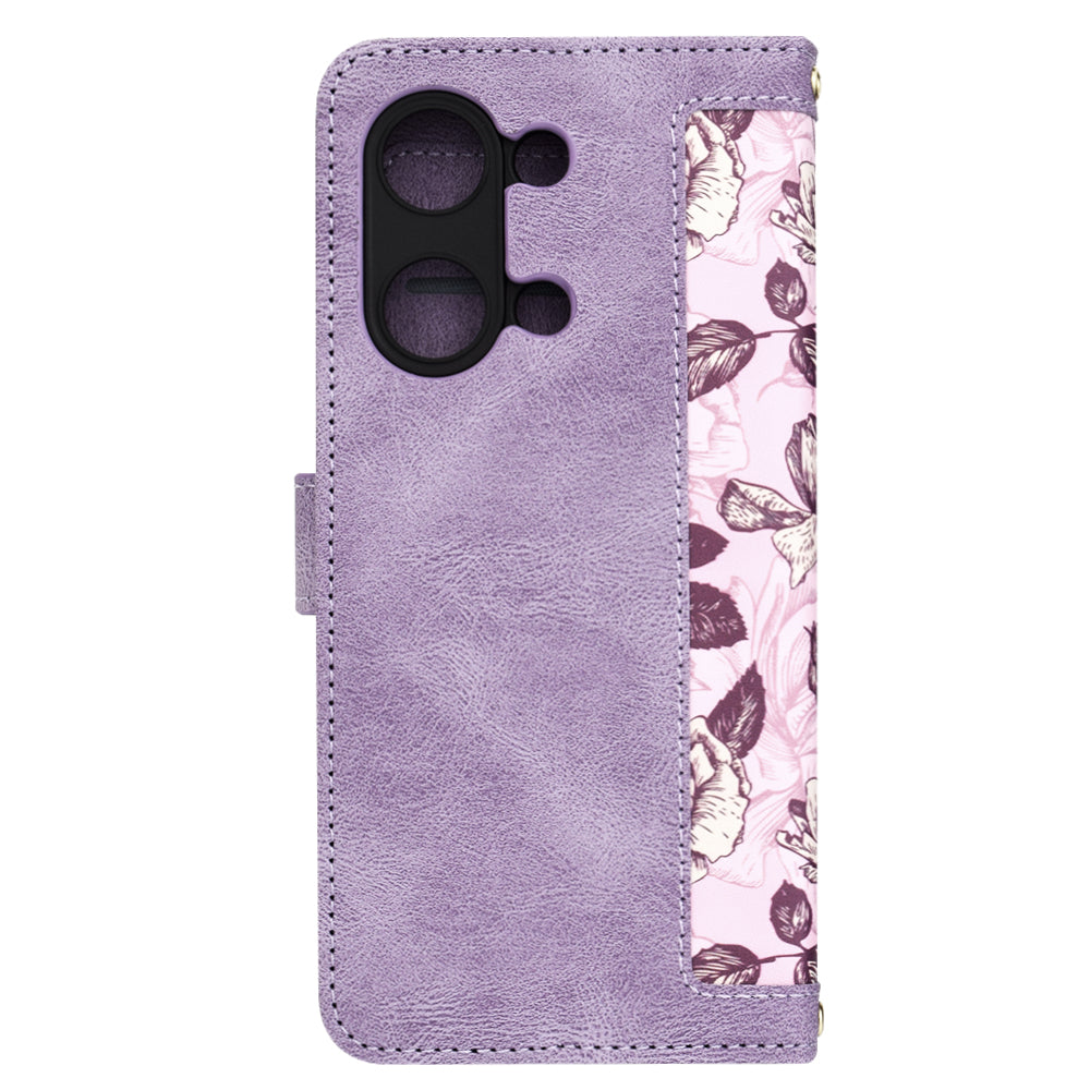 Puzdro na OnePlus Nord 3, Techsuit, FlipCraft, fialové