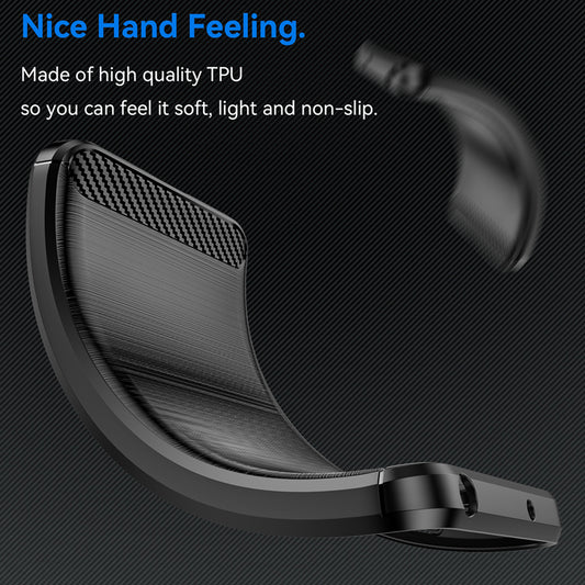 Puzdro pre OnePlus Nord 4, Techsuit, Karbón, Čierne