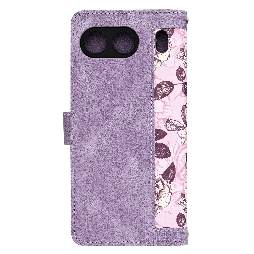 Puzdro na OnePlus Nord 4, Techsuit, FlipCraft, fialové