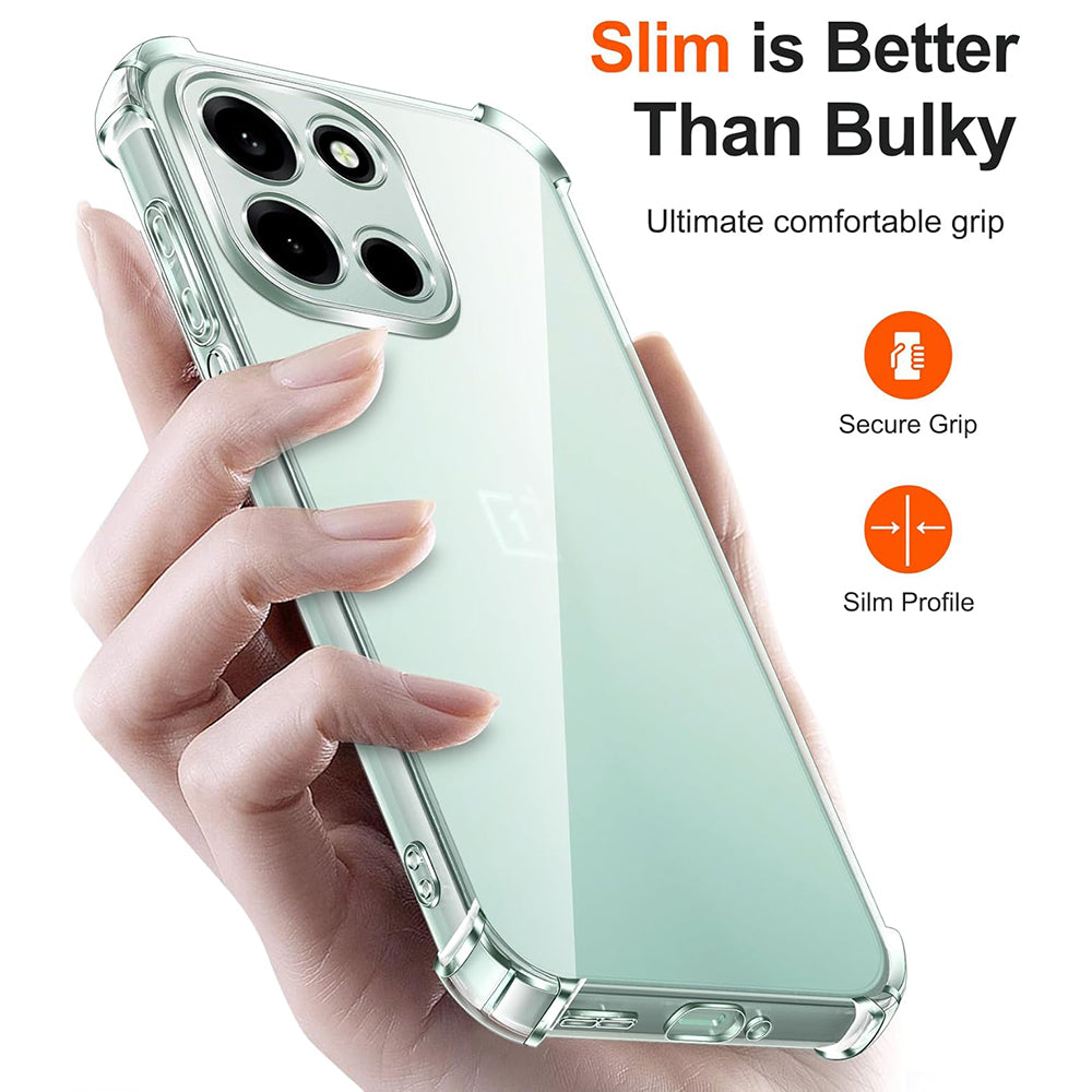 Puzdro pre OnePlus Nord 6, Techsuit, Shockproof Clear, Transparent