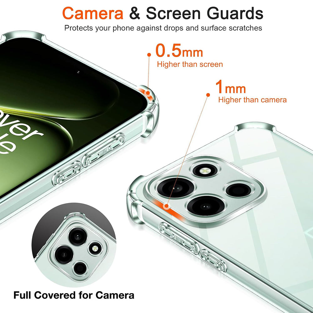 Puzdro pre OnePlus Nord 6, Techsuit, Shockproof Clear, Transparent