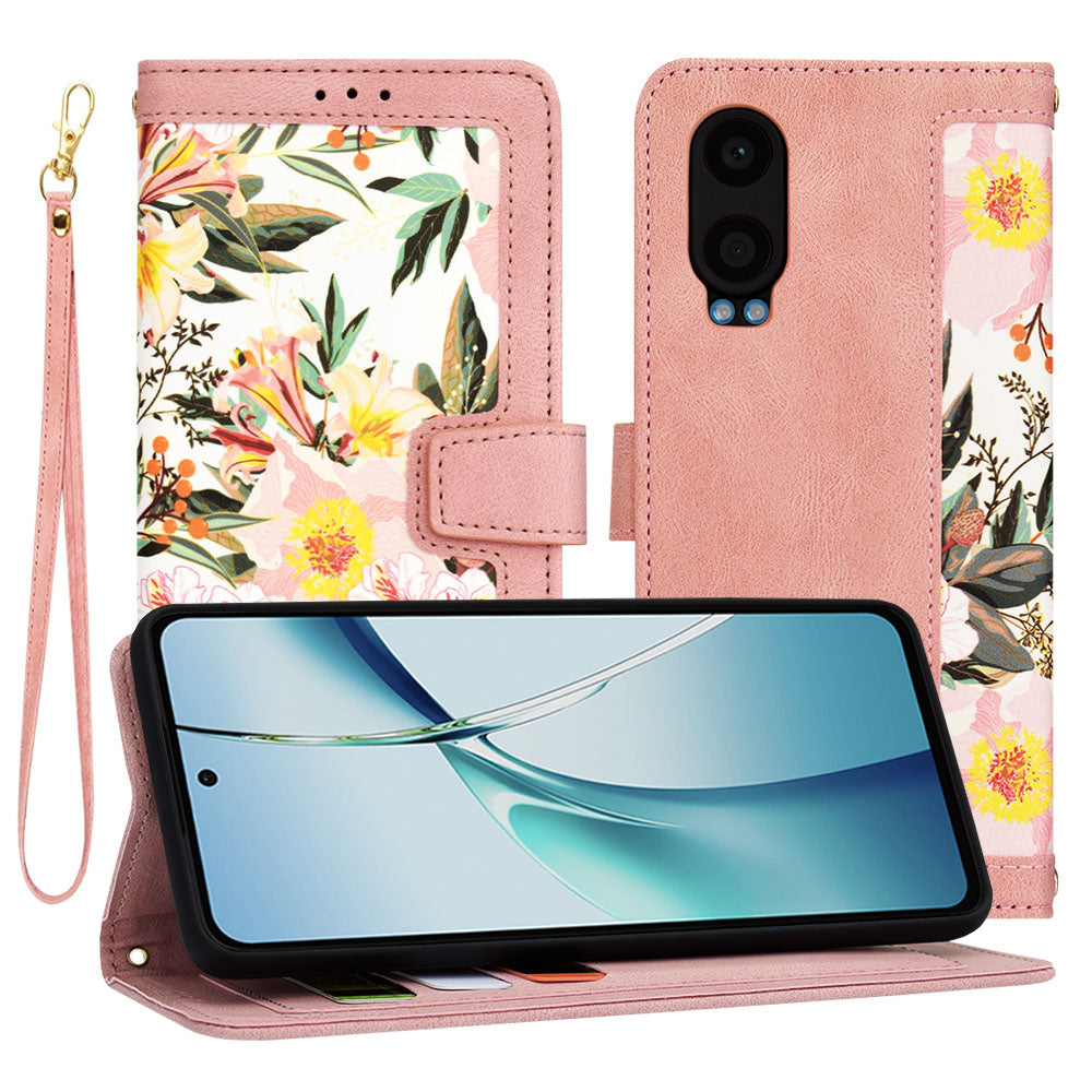 Puzdro na OnePlus Nord CE4 Lite, Techsuit, FlipCraft, Ružové