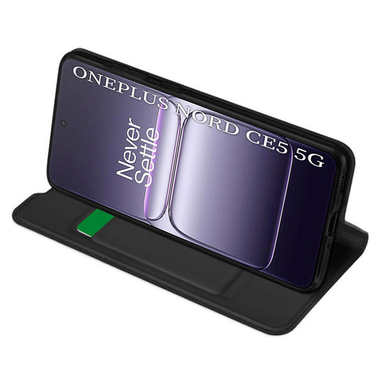 Puzdro pre OnePlus Nord CE5, Techsuit, Magskin Book, Čierne