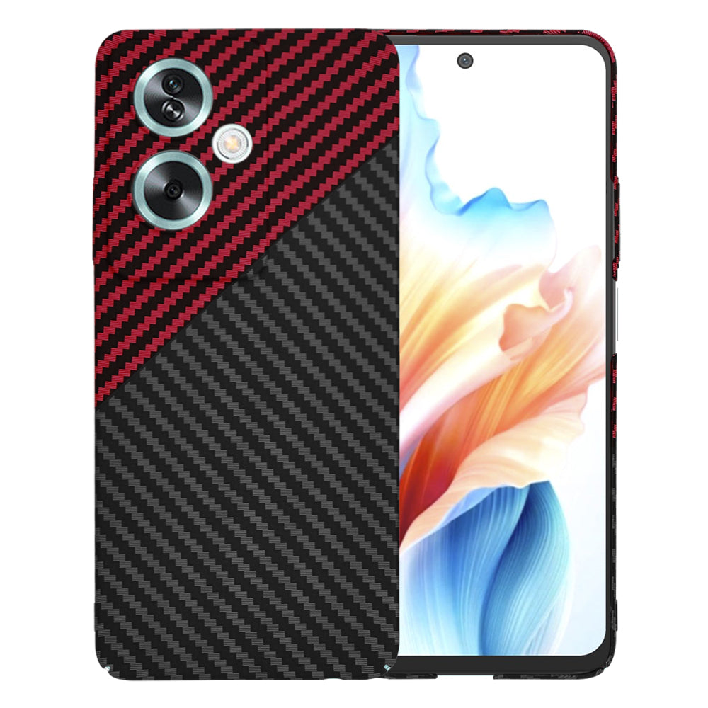 Puzdro pre OnePlus Nord N30 SE / Oppo A79, Techsuit, Carbonite FiberShell, Čierna Červená