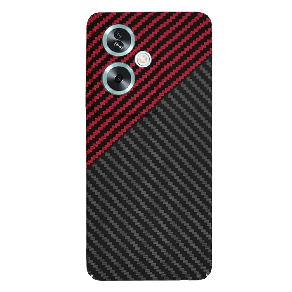 Puzdro pre OnePlus Nord N30 SE / Oppo A79, Techsuit, Carbonite FiberShell, Čierna Červená