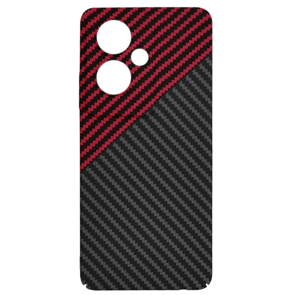 Puzdro pre OnePlus Nord N30 SE / Oppo A79, Techsuit, Carbonite FiberShell, Čierna Červená