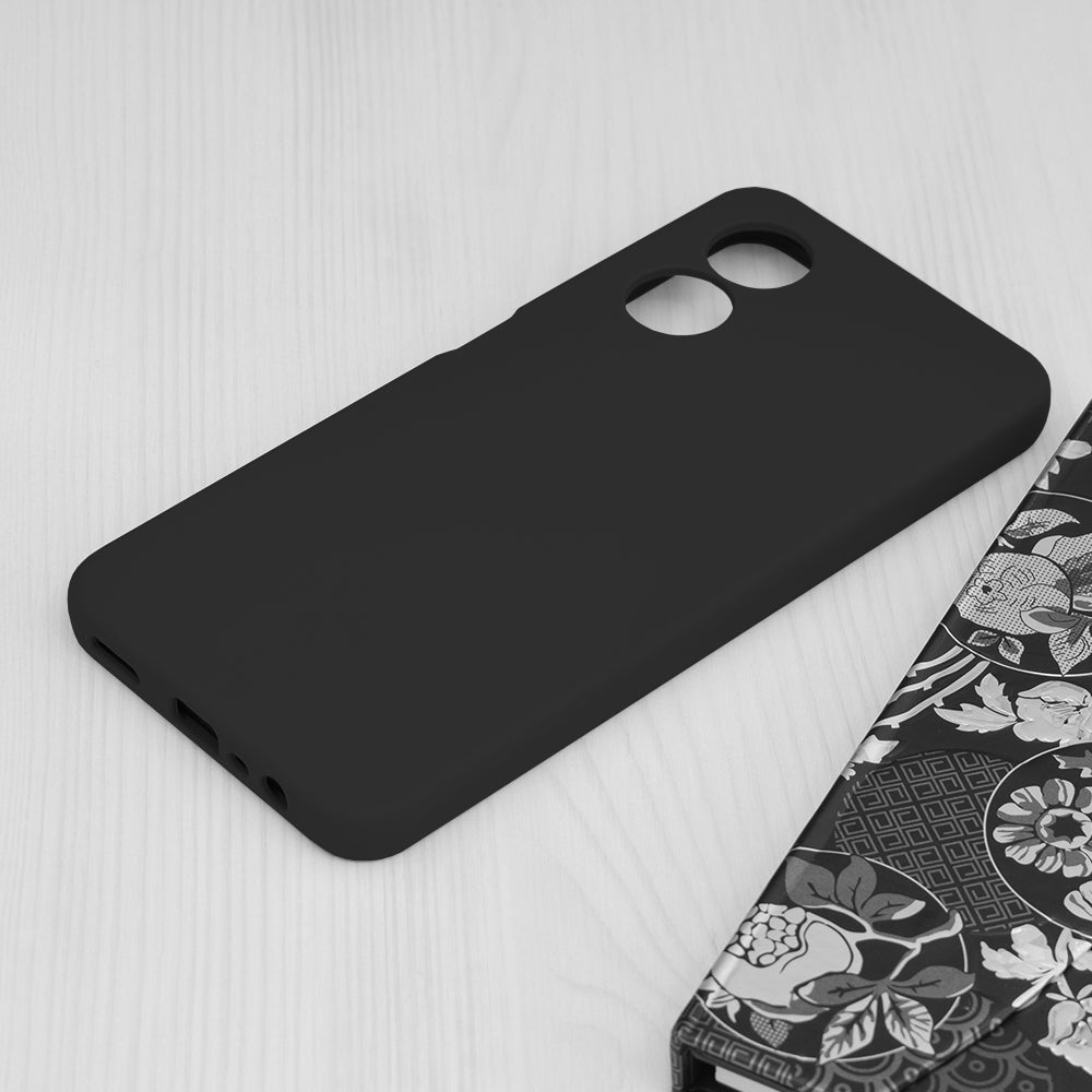 Puzdro pre Oppo A17, Techsuit, Soft Edge, Čierne