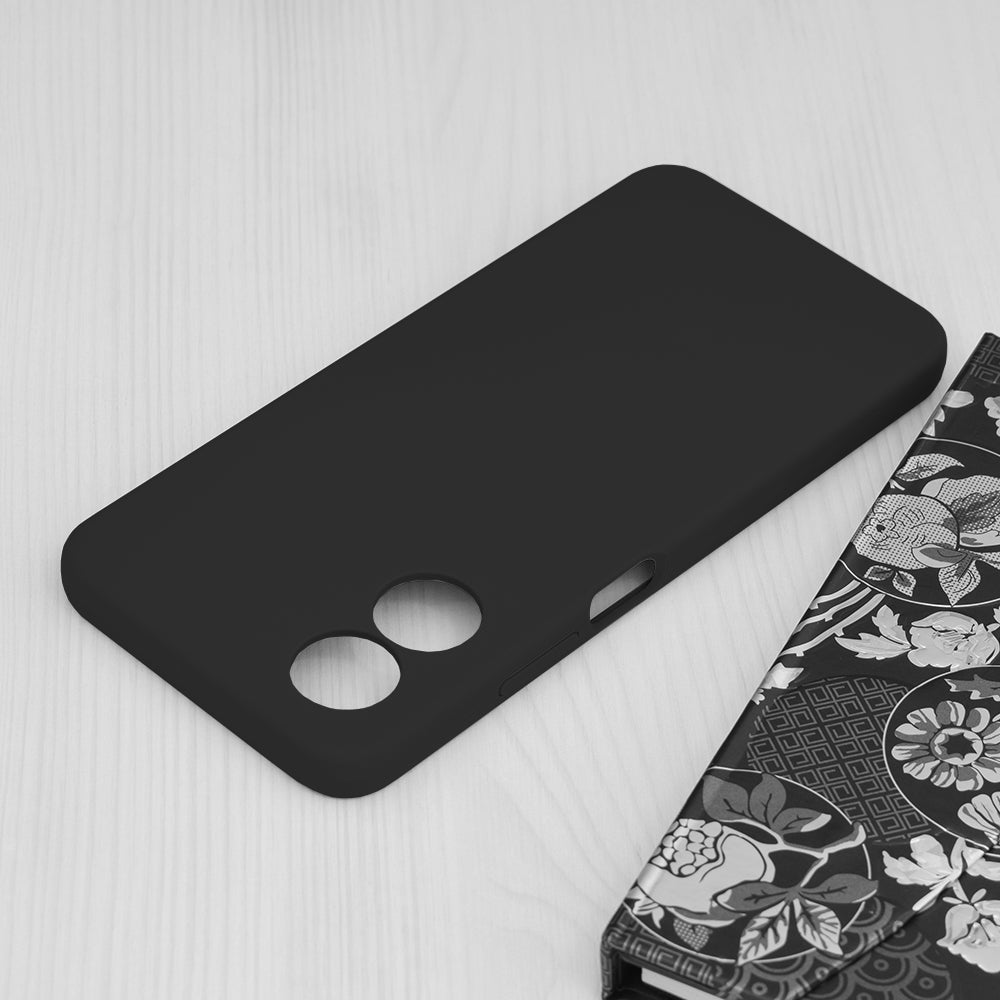 Puzdro pre Oppo A17, Techsuit, Soft Edge, Čierne