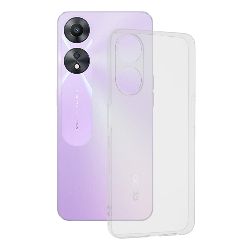 Puzdro pre Oppo A58 5G / A78 5G, Techsuit, Priehľadné, Transparentné